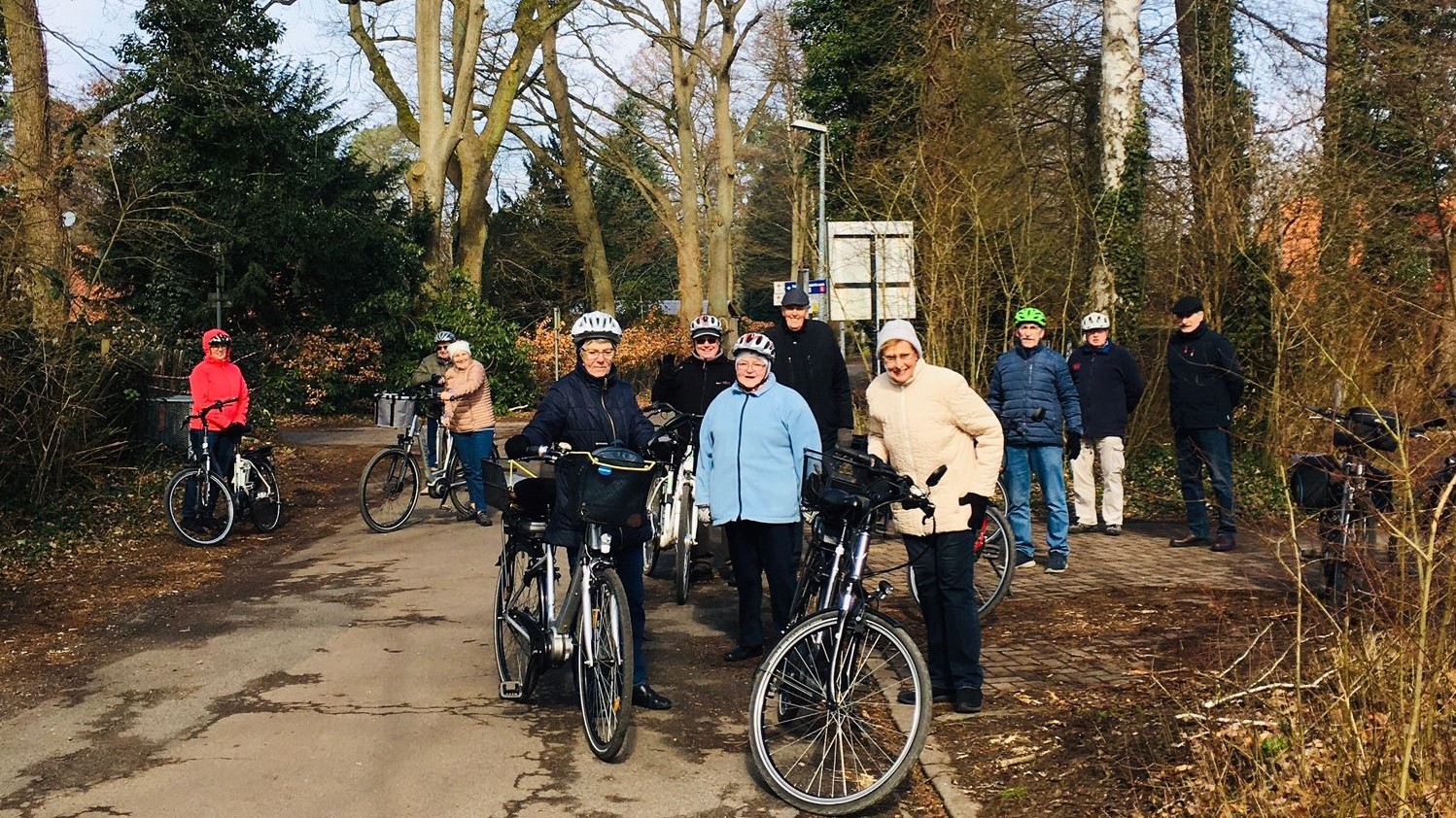 Teilnehmer Senioren Senioren-Fahrradtour